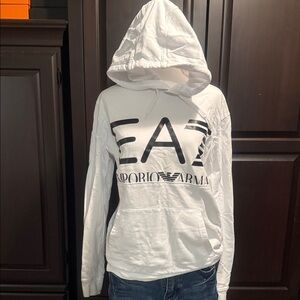 Emporio Armani EA7 Classic White Sweatshirt